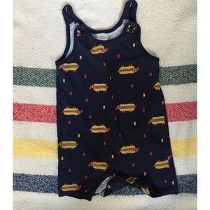 Hanna Andersson Hot Dog Romper
